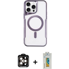 Cepte Toptan iPhone 14 Pro Max Yadigar Klasik Özel Seri - Siyah Polymer Nano Ekran Koruyucu + Turuncu Pvd Metal Kamera Lens