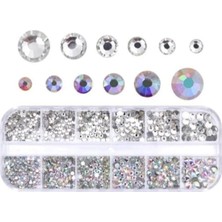 ERHCE Tırnak Süsleme Taşı Seti - 12'li Kutu