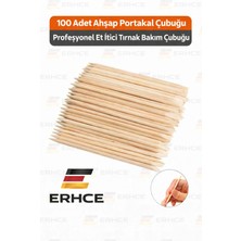 ERHCE Portakal Çubuğu Ahşap Et Itici 100LÜ
