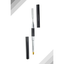 ERHCE Protez Tırnak Çift Taraflı Poly Jel Fırçası ve Spatula Kalemi