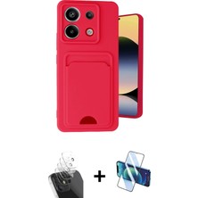 Cepte Toptan Redmi Note 13 Pro 5g Vadi Çizgi Prime - Siyah 3D Antistatik Seramik Nano Ekran Koruyucu + Şeffaf Kamera Lens Koruma Cam