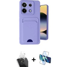 Cepte Toptan Redmi Note 13 Pro 5g Vadi Çizgi Prime - Siyah 3D Antistatik Seramik Nano Ekran Koruyucu + Şeffaf Kamera Lens Koruma Cam