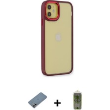 Cepte Toptan iPhone 12 Eksen Doku Prime - Siyah Joko Magic 5d Hayalet Cam + Gökkuşağı Shine Kamera Lens Koruma Cam