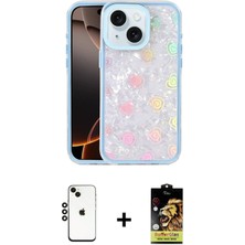 Cepte Toptan iPhone 14 Odak Prime - Siyah Buffer Cam Ekran Koruyucu + Siyah Shine Kamera Lens