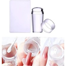 ERHCE Kalıcı Oje Stamper - Kolay French Kaşe Aparatı Süs Baskı Damgalama