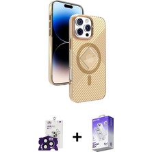 Cepte Toptan iPhone 16 Pro Max Nova Modern Prime - Siyah Bilvis 5in1 3D Magic Cam Ekran Koruyucu + Siyah Bilvis Titan Kamera Lens