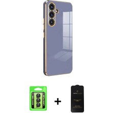 Cepte Toptan Galaxy A24 4g Yankı Serisi - Siyah 6d Antistatik Mat Seramik Hayalet Nano Ekran Koruyucu + Siyah Raze Metal Kamera Lens