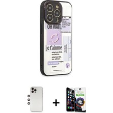 Cepte Toptan iPhone 12 Pro Max Odak Klasik Serisi - Şeffaf Temperli Cam Ekran Koruyucu + Gökkuşağı Shine Kamera Lens