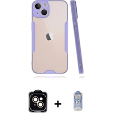 Cepte Toptan iPhone 14 Atlas Asil Serisi - Siyah Joko Magic 5d Cam + Turuncu Pvd Metal Kamera Lens