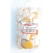 Nerm 01649 28X28 Yapışkan Kroşe (100 Adet)