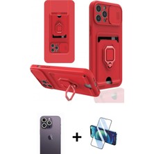 Cepte Toptan iPhone 12 Pro Max Vadi Form Prime - Siyah 3D Antistatik Cam Ekran Koruyucu + Beyaz Neon Fosforlu Kamera Lens