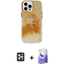 Cepte Toptan iPhone 16 Pro Max Ufuk Doku Prime - Siyah Bilvis 5in1 5d Magic Hayalet Cam Ekran Koruyucu + Siyah Pvd Metal Kamera Lens