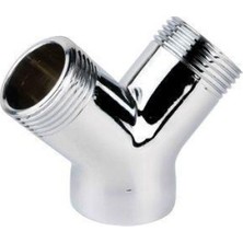 Nerm Çamaşır Makinası Musluğu Çatalı Krom