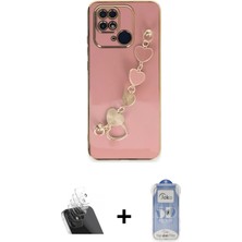 Cepte Toptan Redmi 10C Nova Işık Prime - Siyah Joko Magic 5d Cam + Şeffaf Kamera Lens Koruma Cam