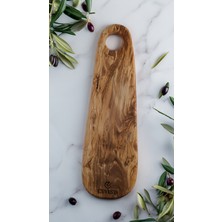 Cuvesta Zeytin Ağacı Doğal El Yapımı Sunum Tahtası 45X14 cm