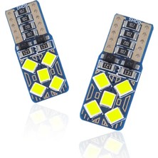 Meyzone T10 LED Oto Park Plaka Tavan Ampulü Beyaz T10 Dipsiz 10 Ledli W5W