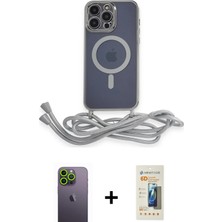 Cepte Toptan iPhone 13 Pro Max Eksen Özel Seri - Siyah 6d Mat Seramik Hayalet Nano Ekran Koruyucu + Yeşil Neon Fosforlu Kamera Lens