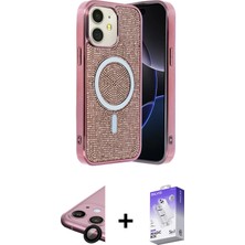 Cepte Toptan iPhone 11 Eksen Çizgi - Siyah Bilvis 5in1 3D Magic Cam Ekran Koruyucu + Siyah Raze Metal Kamera Lens