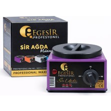 Egesir Kozmetik Mor Sir Ağda Makinesi Tekli Kazan