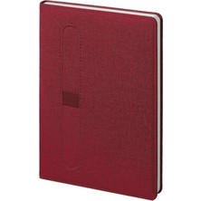 Halk Kitabevi Termo Deri Defter 2425 - Kırmızı