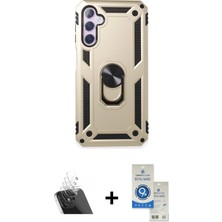 Cepte Toptan Galaxy A14 4g Ahenk Klasik Koleksiyonu - Şeffaf Royal Nano Ekran Koruyucu + Şeffaf Kamera Lens Koruma Cam