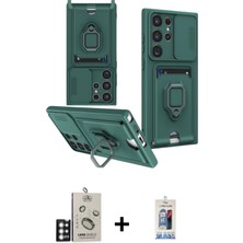 Cepte Toptan Galaxy S25 Ultra Vadi Form Prime - Siyah Joko Magic 5d Cam + Gümüş Bilvis Titan Kamera Lens