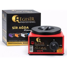 Egesir Kozmetik Kırmızı Sir Ağda Makinesi Tekli Kazan