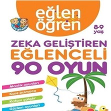 Nerm Eğlen Öğren 8-9 Yaş - Zeka Geliştiren Eğlenceli 90 Oyun