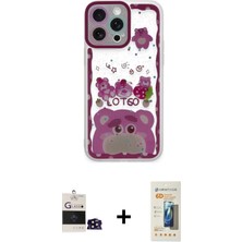 Cepte Toptan iPhone 14 Pro Max Çekirdek Asil - Siyah 6d Mat Seramik Hayalet Nano Ekran Koruyucu + Siyah Bilvis Titan Kamera Lens