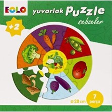 Nerm Yuvarlak Puzzle-Sebzeler