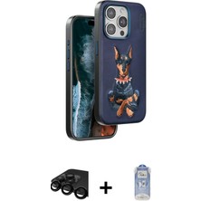 Cepte Toptan iPhone 15 Pro Max Nova Form Koleksiyonu - Siyah Joko Magic 5d Cam + Siyah Raze Metal Kamera Lens