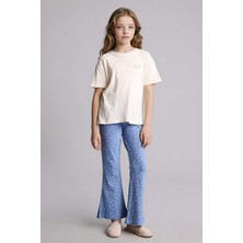 DeFacto Tişört Alt 2'li Pijama Takımı Kız Çocuk H2655A826SP