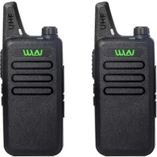 Olinea Wln PMR-446 Siyah 15 Km Menzil 16 Kanal Ikili El Telsizi