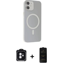 Cepte Toptan iPhone 11 Çekirdek Modern Prime - Siyah 6d Antistatik Mat Seramik Hayalet Nano Ekran Koruyucu + Yeşil Pvd Metal Kamera Lens
