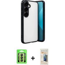 Cepte Toptan Galaxy A24 4g Vadi Minimal - Siyah 6d Mat Seramik Hayalet Nano Ekran Koruyucu + Siyah Raze Metal Kamera Lens