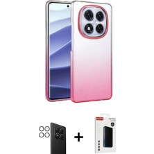 Cepte Toptan Redmi Note 14 Pro 4g Kıvılcım Minimal Özel Seri - Şeffaf Hayalet Polymer Nano Ekran Koruyucu + Gümüş Pvd Metal Kamera Lens