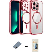 Cepte Toptan iPhone 12 Pro Nova Işık Özel Seri - Siyah 6d Mat Seramik Hayalet Nano Ekran Koruyucu + Gümüş Metal Kamera Lens Koruma Cam