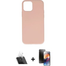 Cepte Toptan iPhone 11 Pro Ahenk Serisi - Siyah 3D Antistatik Mat Seramik Nano Ekran Koruyucu + Şeffaf Kamera Lens Koruma Cam