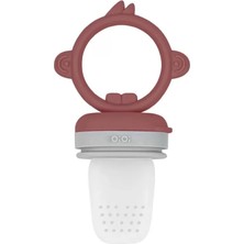 Senka Silikon Püre Meyve Sebze Emziği Velvet Rose / Powder Grey