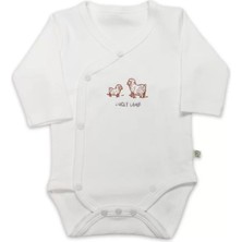 Senka Curly Lamb Uzun Kol Kravuze Body 17111 Bej Mavi Ekru