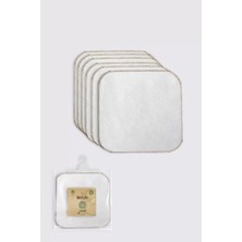 Senka Organik 28X28 6'lı Havlu Mendil 90105 Ekru