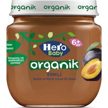 Senka Organik Erik Püresi Kavanoz Mama 120 gr