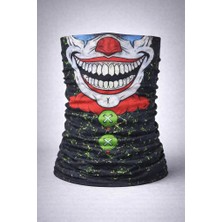 Senka Joker Yüz Baskılı Baf Bandana - Çok Amaçlı Boyunluk Bandana 2 No