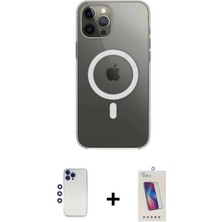 Cepte Toptan iPhone 12 Pro Max Ahenk Yansıma Prime - Siyah Joko 5d Cam + Lacivert Shine Kamera Lens