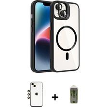 Cepte Toptan iPhone 14 Yadigar Asil Koleksiyonu - Siyah Joko Magic 5d Hayalet Cam + Gold Shine Kamera Lens