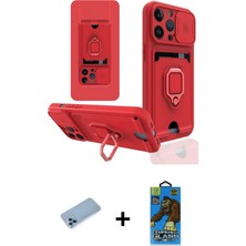 Cepte Toptan iPhone 13 Pro Max Vadi Form Prime - Siyah 18D Cam Ekran Koruyucu + Mavi Shine Kamera Lens Koruma Cam