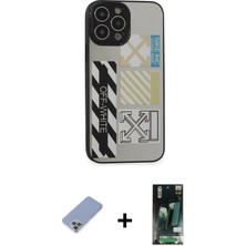 Cepte Toptan iPhone 13 Pro Odak Klasik Serisi - Şeffaf 360 Full Body Arka Koruyucu + Koyu Yeşil Metal Kamera Lens Koruma Cam