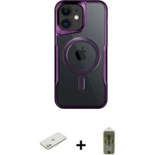 Cepte Toptan iPhone 11 Yadigar Klasik Özel Seri - Siyah Joko Magic 5d Hayalet Cam + Turuncu Renkli Kamera Lens Koruma Cam