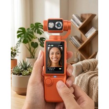 Senka Taşınabilir 4K Gimbal Kamera 180 Derece Döner Lens Stabil Video Çekim Özellikli