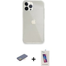 Cepte Toptan iPhone 13 Pro Max Vadi Asil Prime - Siyah Joko 5d Cam + Sarı Renkli Kamera Lens Koruma Cam